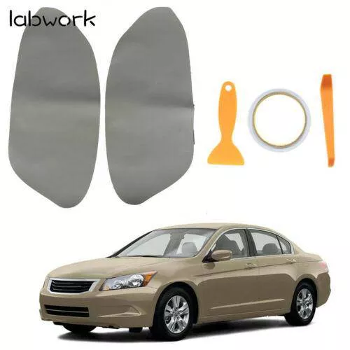 For 08-12 Honda Accord Sedan Door Panels Synthetic Gray Leather Armrest Cover