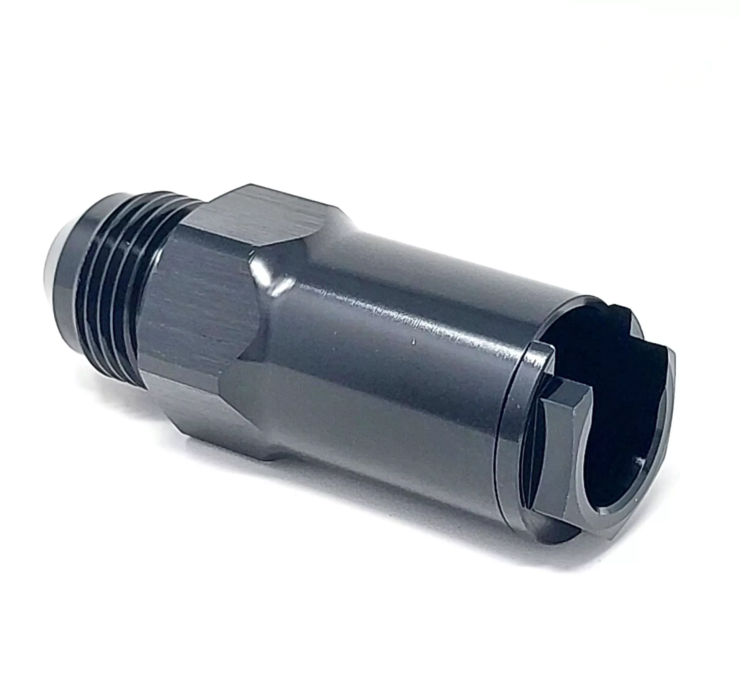 -10 AN to 3/8" Female Quick Connect Fuel Line Adapter Fitting for 6.6 Duramax Chevy