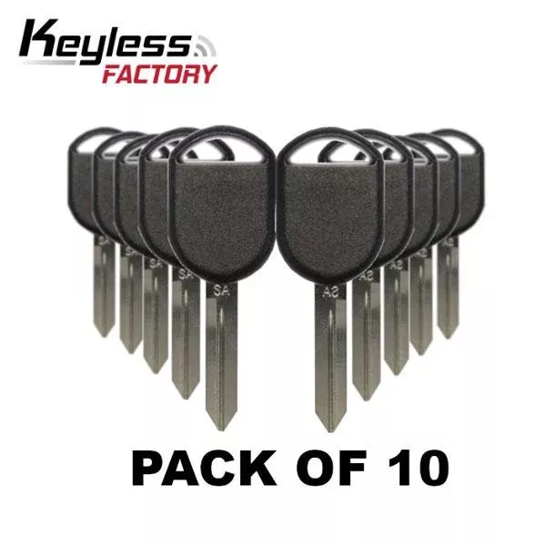 10 x Ford H92-PT Transponder Key (Bundle of 10)