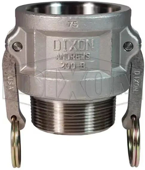 100-B-SS – Dixon Cam & Groove Type B Coupler x Male NPT