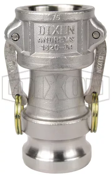1520-DA-SS – Dixon Cam & Groove Jump Size Type DA Coupler x Adapter