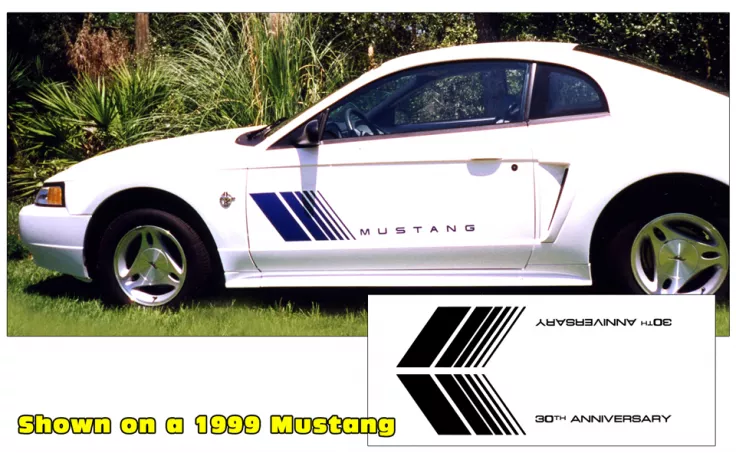 1994 Mustang Fader Decal Set – 30TH Anniversary Part # N206-30