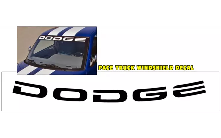 1996 Dodge Ram 1500 Indy Windshield Decal – DODGE – OEM Part # QG-CWD-96-856