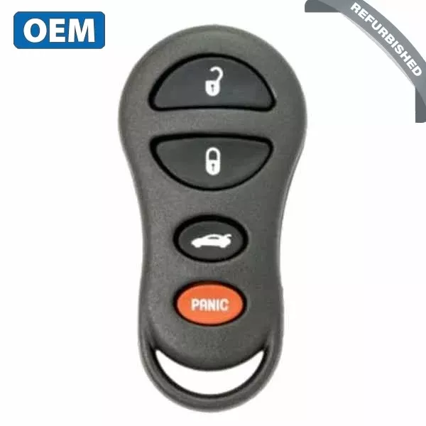 1998-2000 Chrysler Dodge / 4-Button FOB Keyless Entry Remote / PN: 4602268 / GQ43VT9T(OEM Refurb)