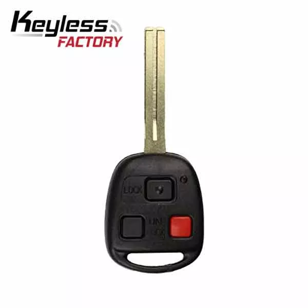 1998-2005 Lexus / 3-Button Remote Head Key / HYQ1512V /4C Chip / Long Blade (AFTERMARKET)