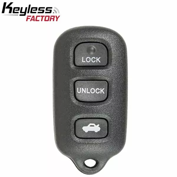 1998-2008 Toyota / 4-Button Keyless Entry Remote / GQ43VT14T / 89742-AA030 (AFTERMARKET)