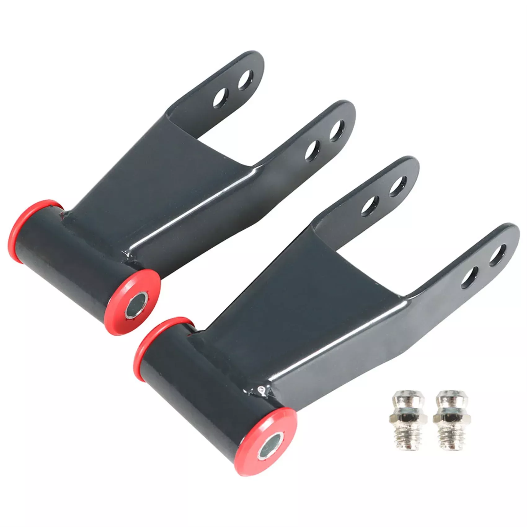 2" Rear Drop Shackles Kit For 2019-2021 GMC Sierra 1500 Chevy Silverado 1500 Pickup