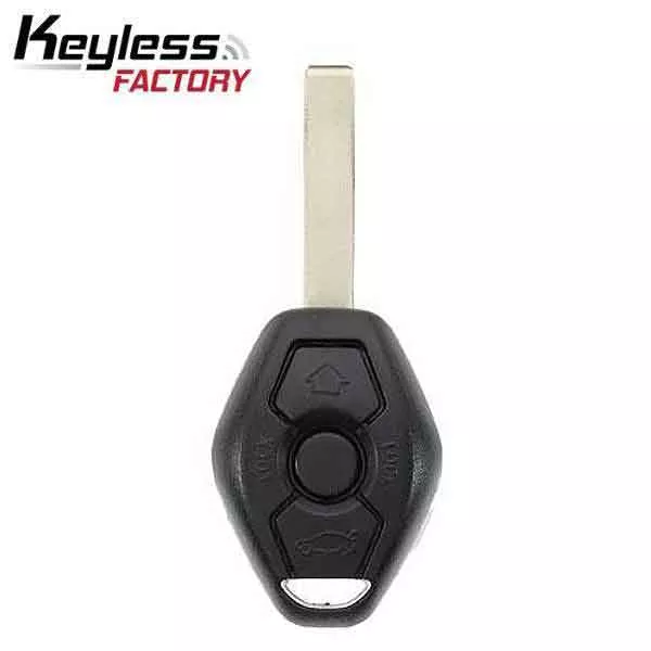 2000-2008 BMW / 3-Button Remote Head Key / PN: 6955750 / LX8FZV (Chip 46 CAS2) (315 MHz) (AFTERMARKET)