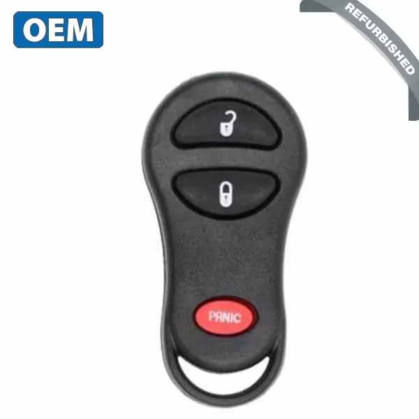 2001-2005 Chrysler PT Cruiser / 3-Button FOB Keyless Entry Remote / PN: 04671641 AB / GQ43VT13T / (OEM Refurb)