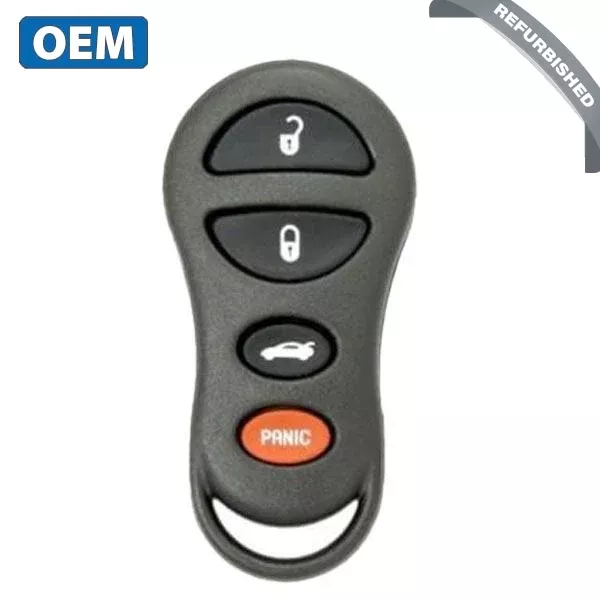 2001-2006 Chrysler / Dodge / Jeep / 4-Button Remote / PN 04686481AX / GQ43VT17T(OEM Refurb)