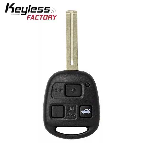 2001-2010 Lexus / 3-Button Remote Head Key / PN: 89070-50660 / HYQ12BBK (AFTERMARKET)