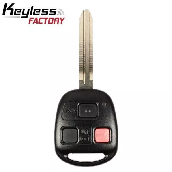 2003-2009 Toyota / 3-Button Remote Head Key / HYQ12BBT (4D67 Chip) (AFTERMARKET)