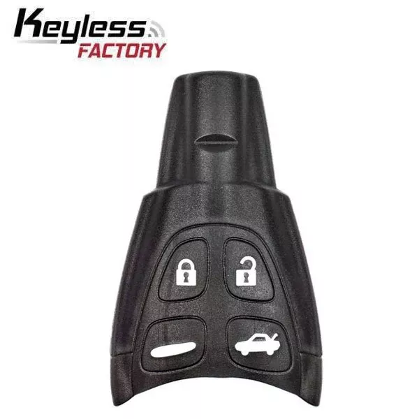 2003-2011 SAAB 9-3 / 4-Button Smart Key / PN: 12783781 / LTQSAAM433TX (AFTERMARKET)