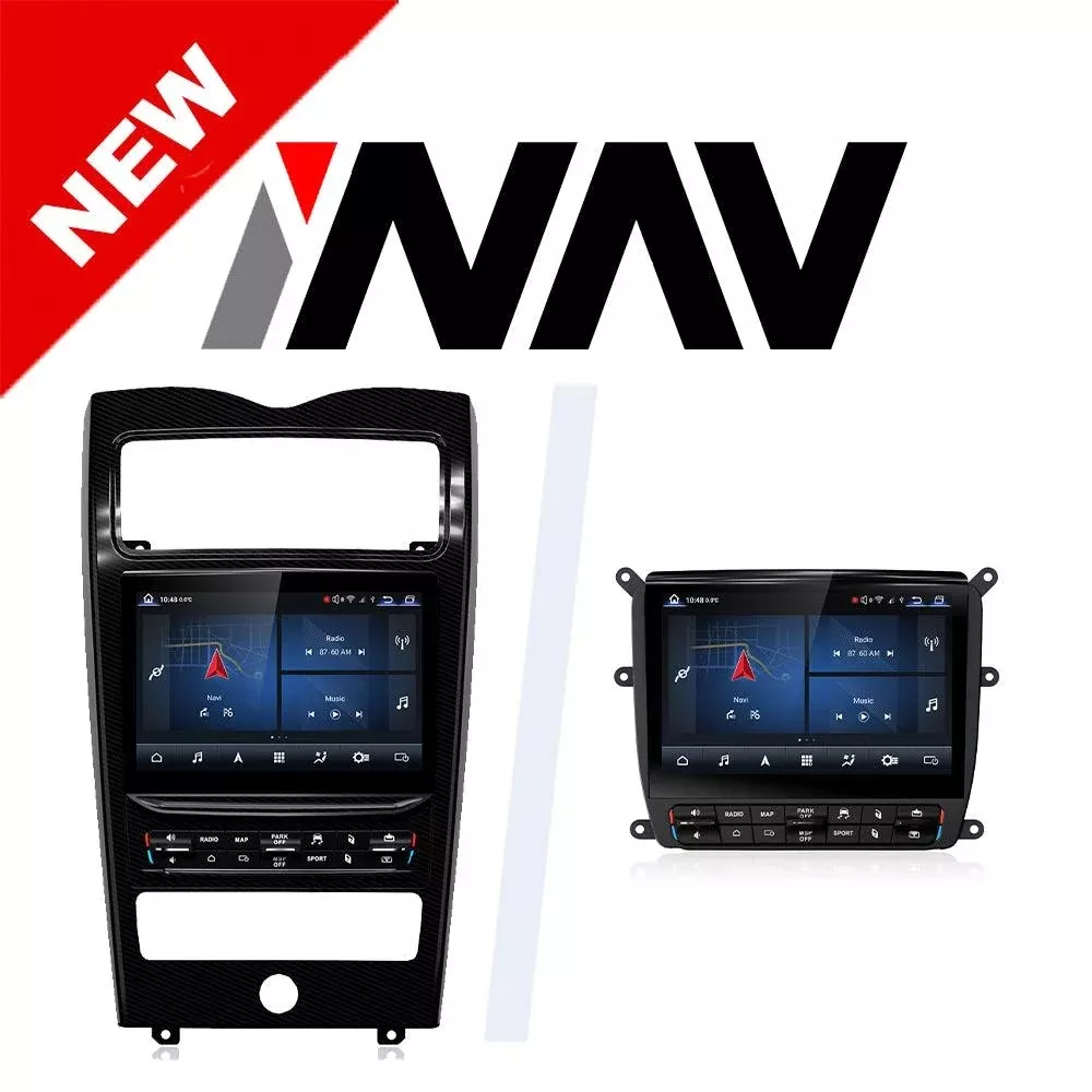 (2004 - 2012) Maserati Quattroporte Tesla Style Android Maserati Android Screen Replacement | GPS | WIFI | BT | A2DP | USB Multimedia