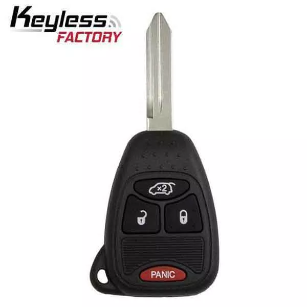2004-2016 Chrysler Dodge Jeep / 4-Button Remote Head Key / OHT692427AA (AFTERMARKET)