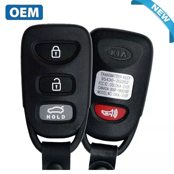 2006-2010 Kia Optima / 4-Button Keyless Entry Remote / PN: 954430-2G200 / OSLOKA-310T (OEM Refurb)
