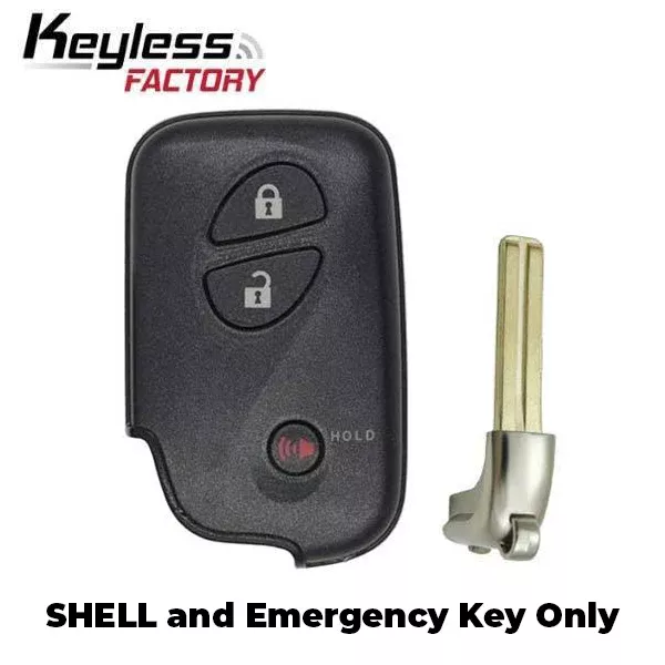 2006-2012 Lexus / 3-Button Remote Smart Key SHELL / HYQ14AAB HYQ14ACX HYQ14AAF (AFTERMARKET)