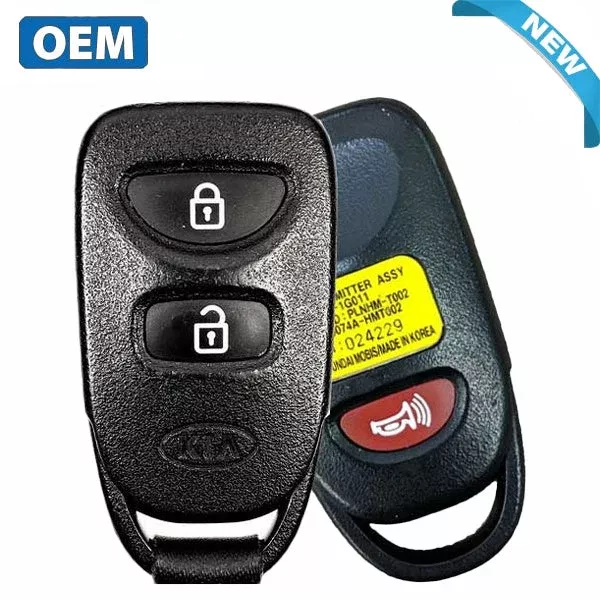 2007-2010 Kia Rio Rio5 / 3-Button Keyless Entry Remote / PN: 95430-1G011 / PLNHM-T002 (OEM Refurb)