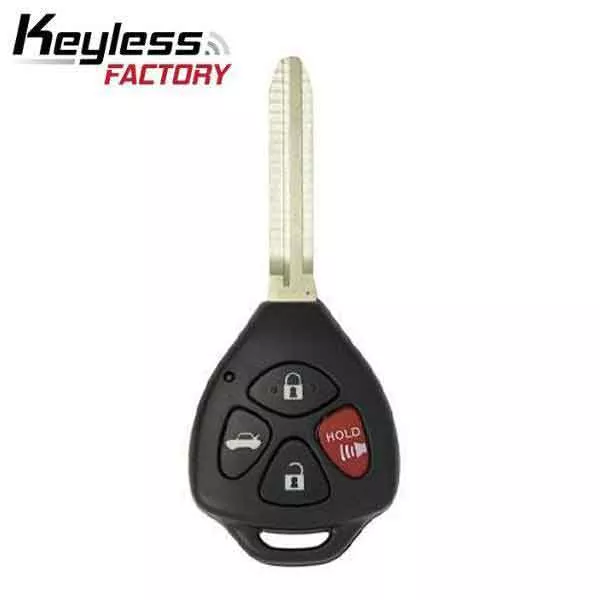 2007-2010 Toyota Camry Corolla / 4-Button Remote Head Key / PN: 89070-06231 / HYQ12BBY (4D67 Chip) (AFTERMARKET)