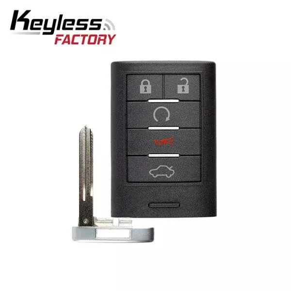 2008-2014 Cadillac CTS STS / 5-Button Smart Key / PN: 25943677 / M3N5WY7777A / (AFTERMARKET)