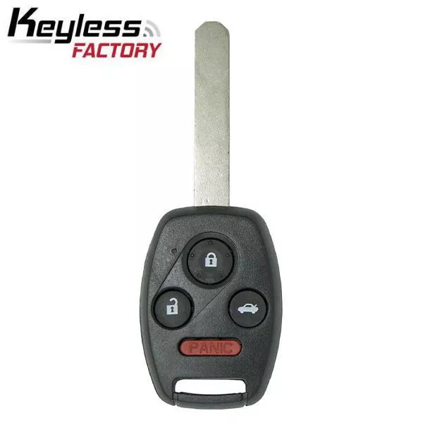 2008-2015 Honda Accord Pilot / 4-Button Remote Head Key / KR55WK49308 / (AFTERMARKET)