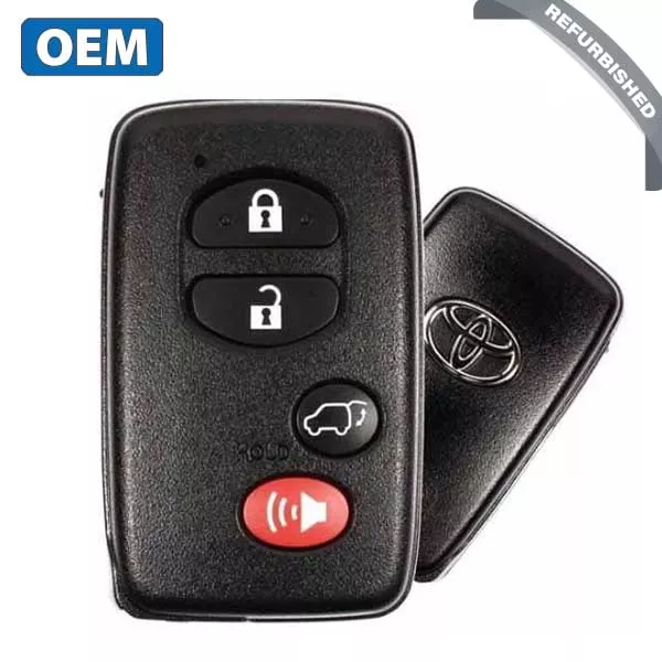 2009-2016 Toyota Venza / 4-Button Smart Key / PN:89904-0T060 / HYQ14ACX-5290 (OEM Refurb)