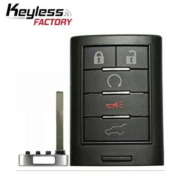 2010-2015 Cadillac SRX ATS XTS / 5-Button Smart Key / NBG009768 (AFTERMARKET)