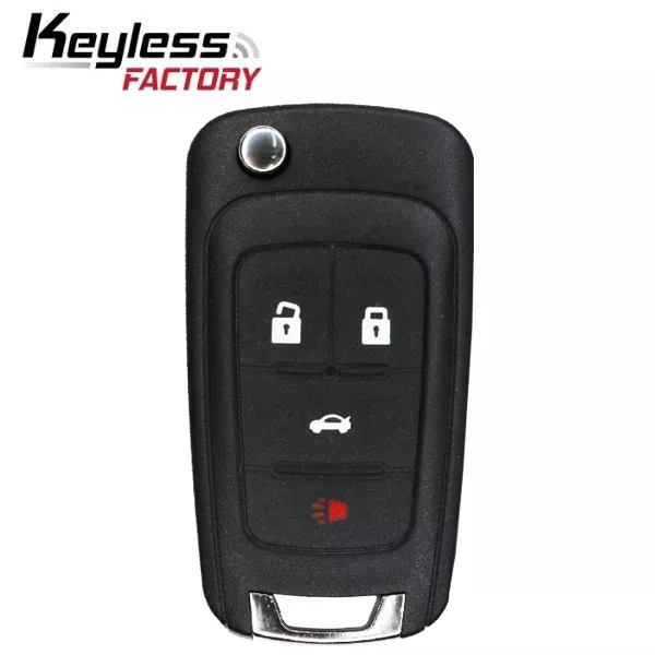 2010-2019 GM / 4-Button Flip Key / OHT01060512 (46 Chip)(AFTERMARKET)