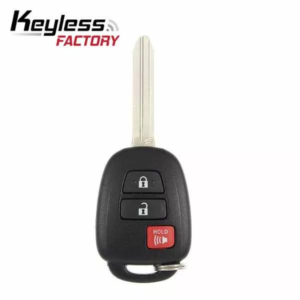 2012-2017 Toyota Prius / 3-Button Remote Head Key / HYQ12BDM (G Chip) (AFTERMARKET)