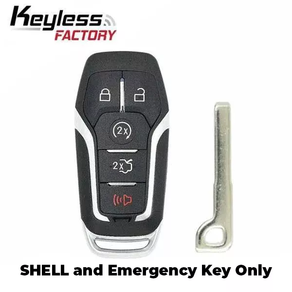 2013-2018 Ford / 5-Button Smart Key SHELL for M3N-A2C31243800, M3N-A2C31243300 (AFTERMARKET)