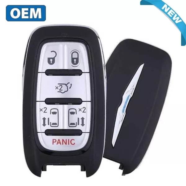 2017-2019 Chrysler Pacifica / 6-Button Prox Smart Key Remote / No KeySense / PN: 68241532AC / M3N-97395900 (OEM)