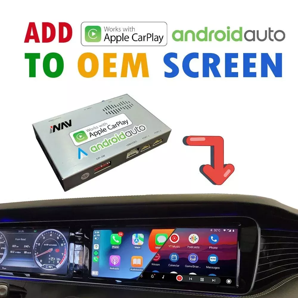 2017 - 2020 Mercedes Benz SL (NTG 5) Mercedes CARPLAY AND ANDROID AUTO Video Interface (CA-NTG5)