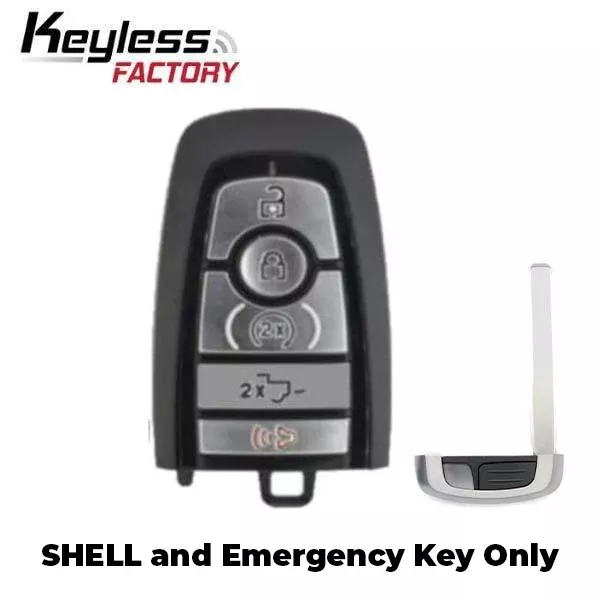 2017-2022 Ford / Tailgate / 5-Button Smart Key SHELL for M3N-A2C931426, M3N-A2C93142600 (AFTERMARKET)