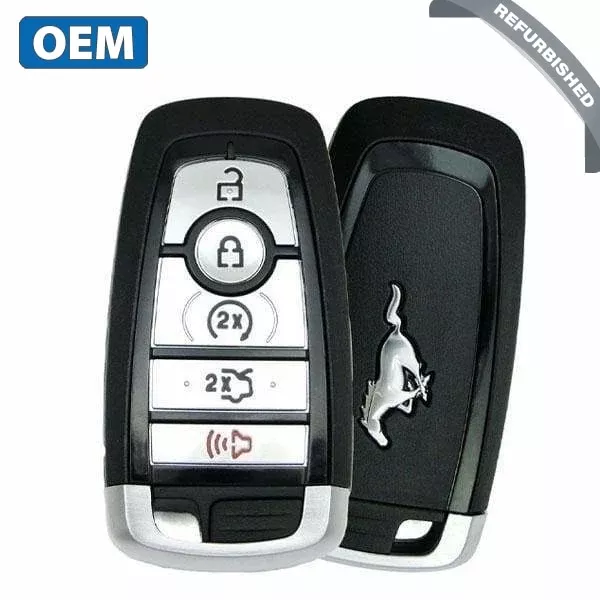 2018-2020 Ford Mustang / 5-Button Smart Key / PN: JR3T-15K601-BB / M3N-A2C931426 (OEM Refurb)