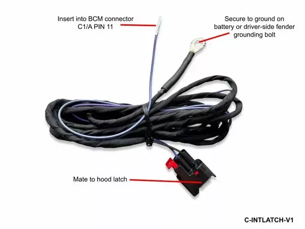 2019-2024 Ram Truck Hood Latch Interface - For Factory Remote Start