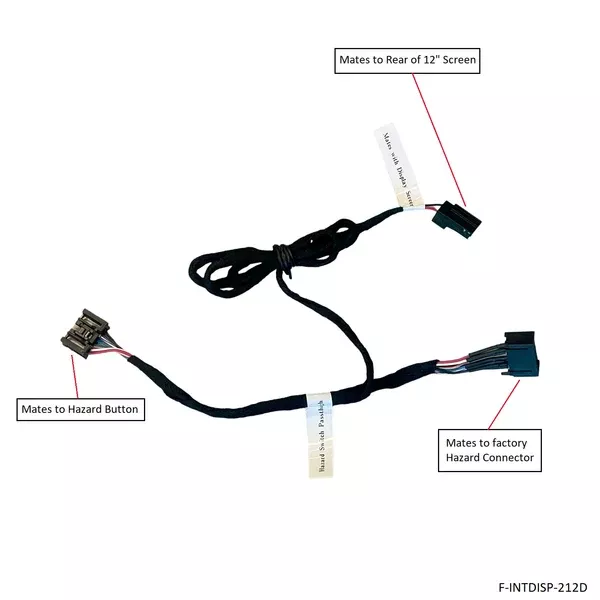 2021+ Ford Bronco 12-inch Display Harness