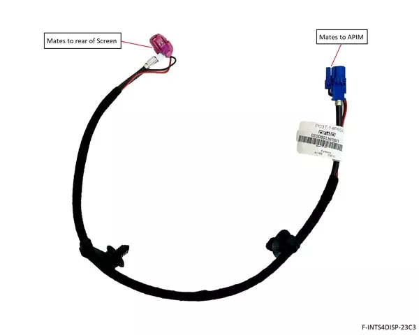 2023+ Ford F-250 F-350 SuperDuty Sync 4 LVDS Video Cable
