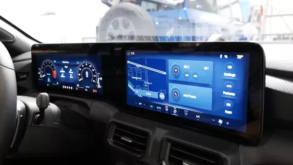 2024+ Ford Mustang Dual Screen Display TouchScreen Assembly