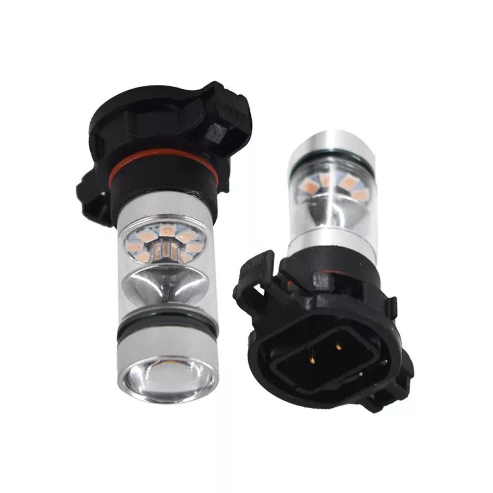 2Pcs 5202 PS24WFF 14000K Purple 100W ForLED Headlight Bulbs Kit Fog Ligh