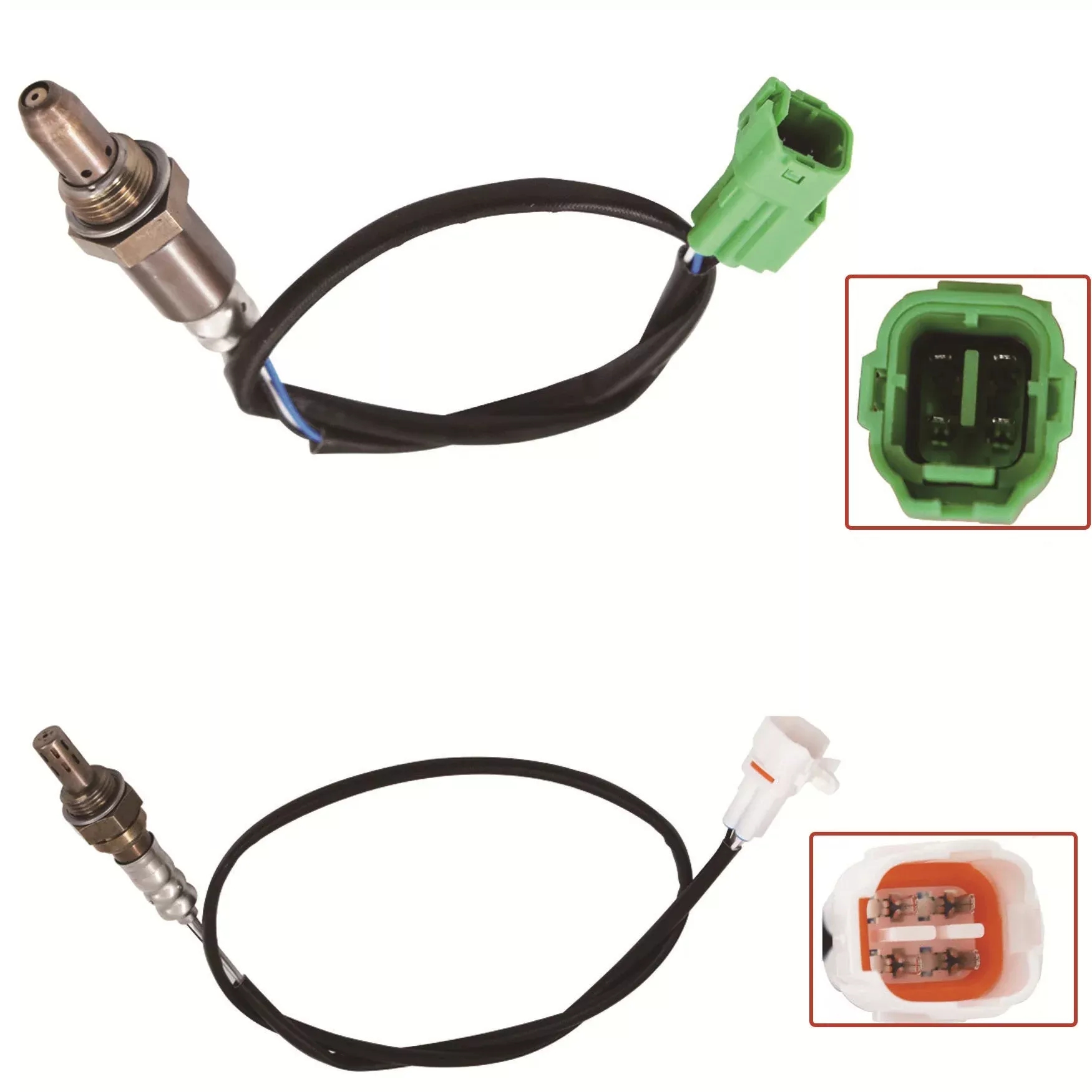 2pcs Up+Downstream Oxygen Sensor 234-9033 234-4165 For 2007-2009 Suzuki SX4 2.0L