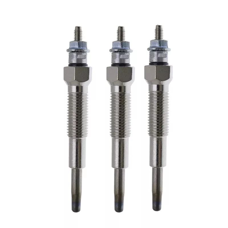3 Pcs Glow Plug 2401-8201-00 for Hinomoto Compact Tractor E16 E18 E23 E25