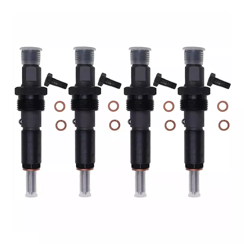 4 Pcs Fuel Injector 0432133771 for CASE P70 Engine 430 445 New Holland L190 Skid Sterr Loader
