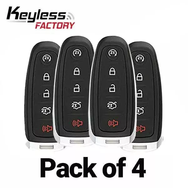 4 x 2011-2020 Ford / 5-Button PEPS Smart Key / PN: 164-R8092 / M3N5WY8609 (Bundle of 4)