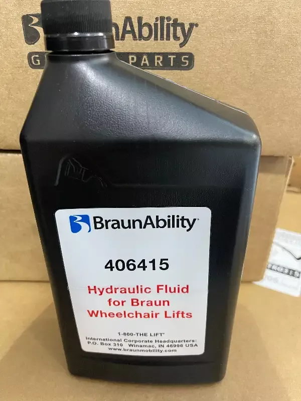 406416KS BRAUN HYDRAULIC OIL OLD NUMBER 32840KS 406415 SAME OIL