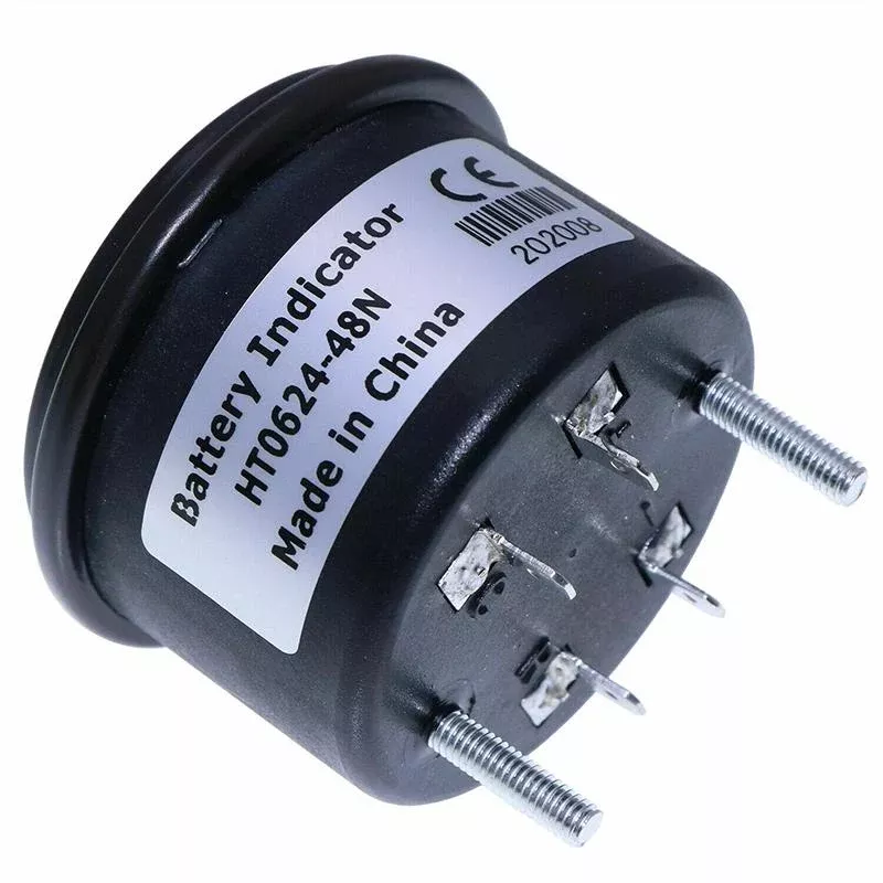 48V ATV Battery Meter Indicator Round for EZGO Club Car Golf Cart Forklift