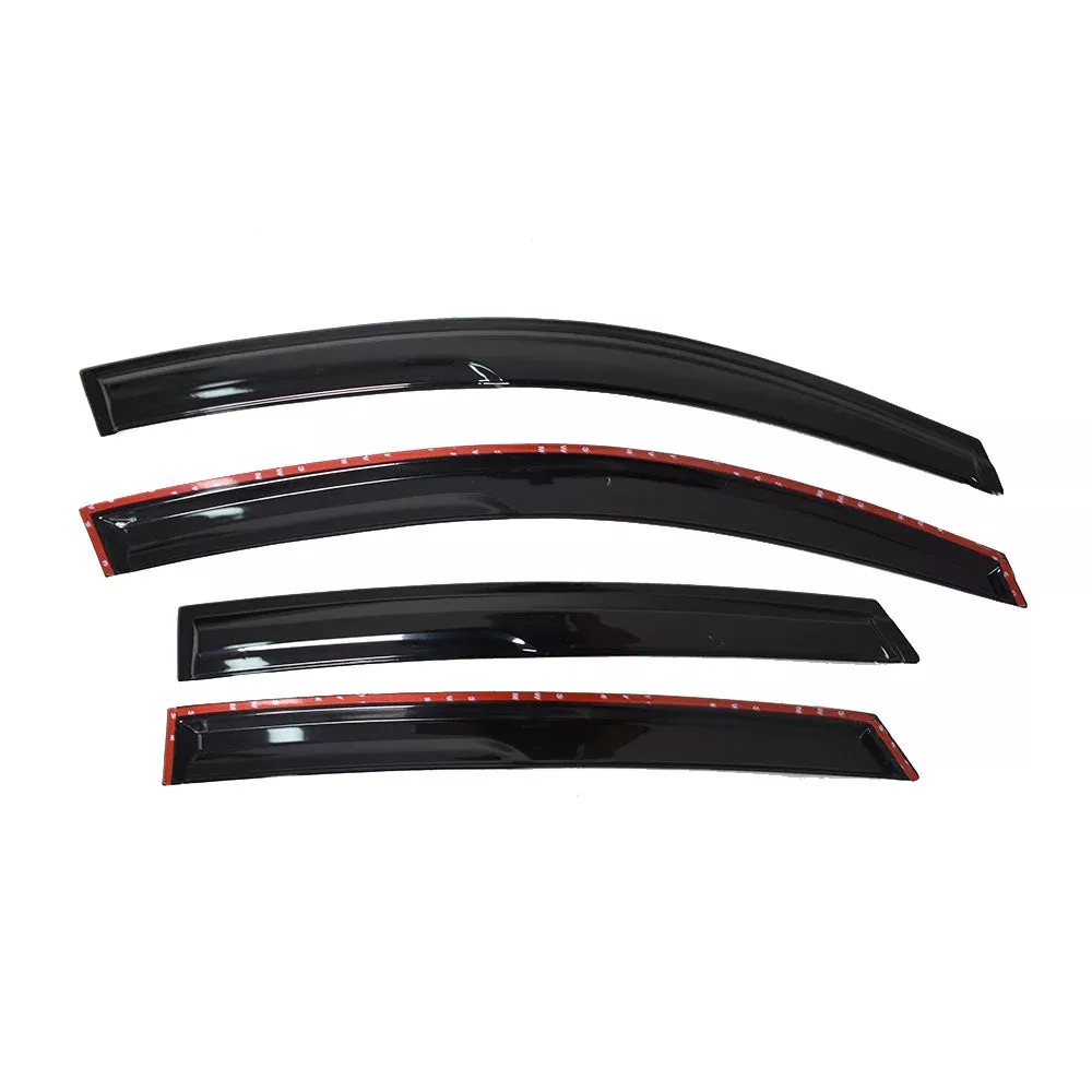 4PCS Window Sun Rain Visors Guard Wind Deflector For 2016-2019 Honda Civic Sedan