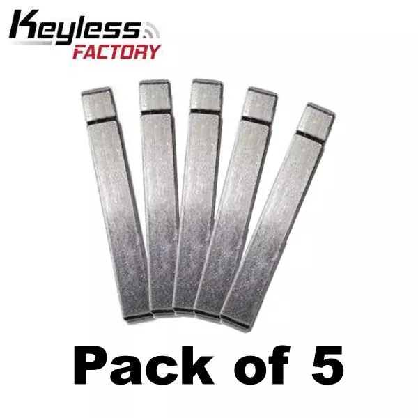 5 x 2010-2021 GMC / Remote Flip Key Blade / PN: HU100 (AFTERMARKET) (Pack of 5)