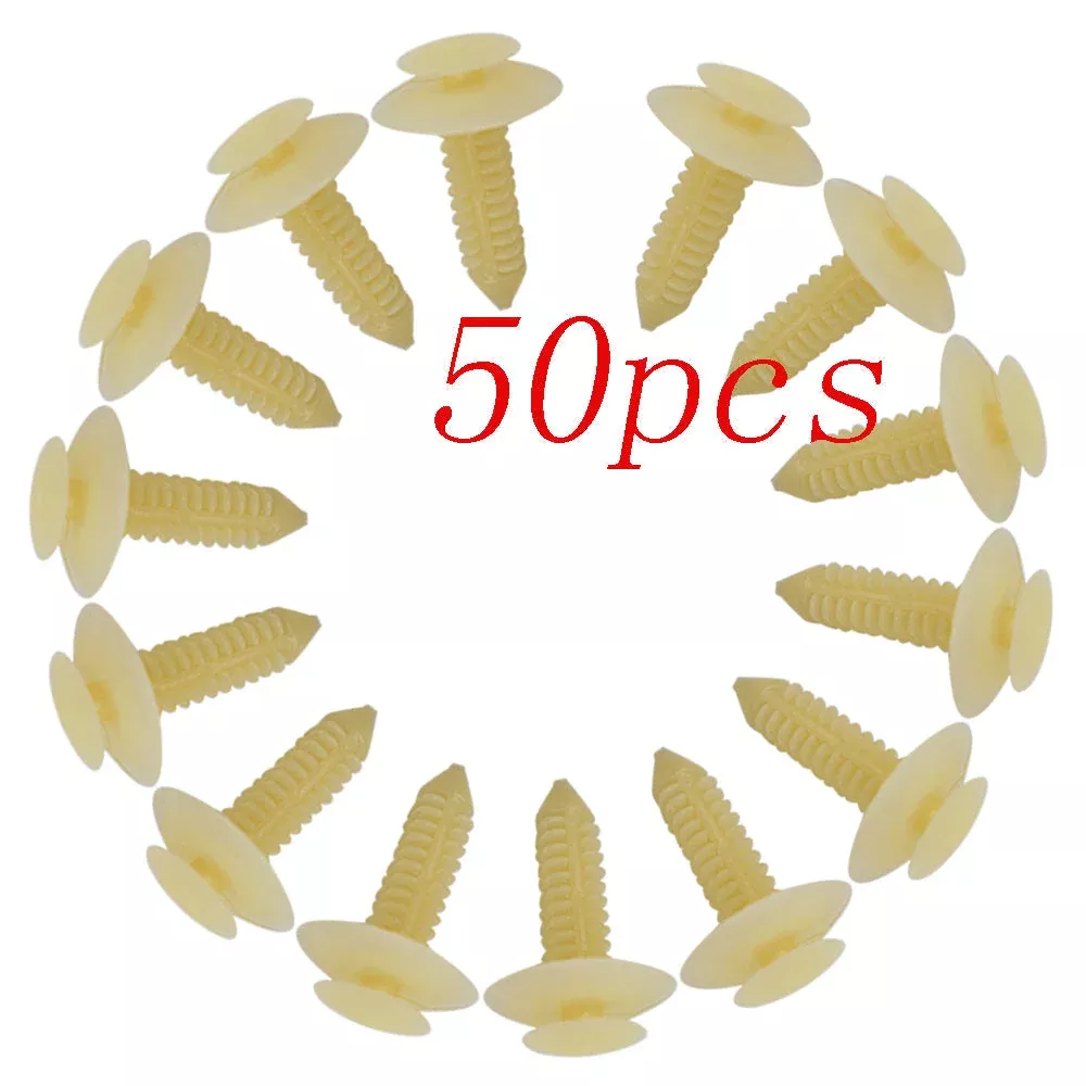 50* Push Rivets Door Trim Panel Retainer clips Fit for Ford Aerostar Bronco New