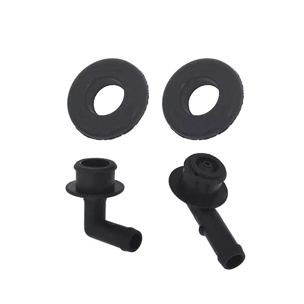 53013360AA 53030497 PCV CCV 2x Vent Valve Elbows and 2x Grommets Fits for 2000-2004 Jeep Grand Cherokee 4.0L