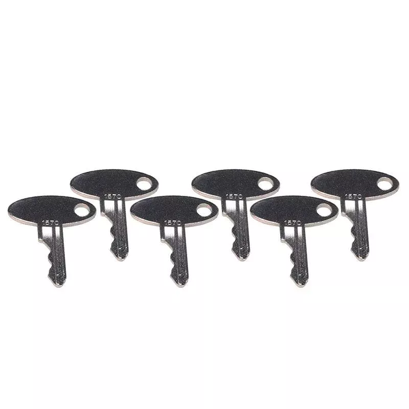 6 Pcs 1570 Keys for Ford New Holland 1210 1300 1320 1520 1530 1620 1630 1715 1720 1725 1920 1925 2120 3415